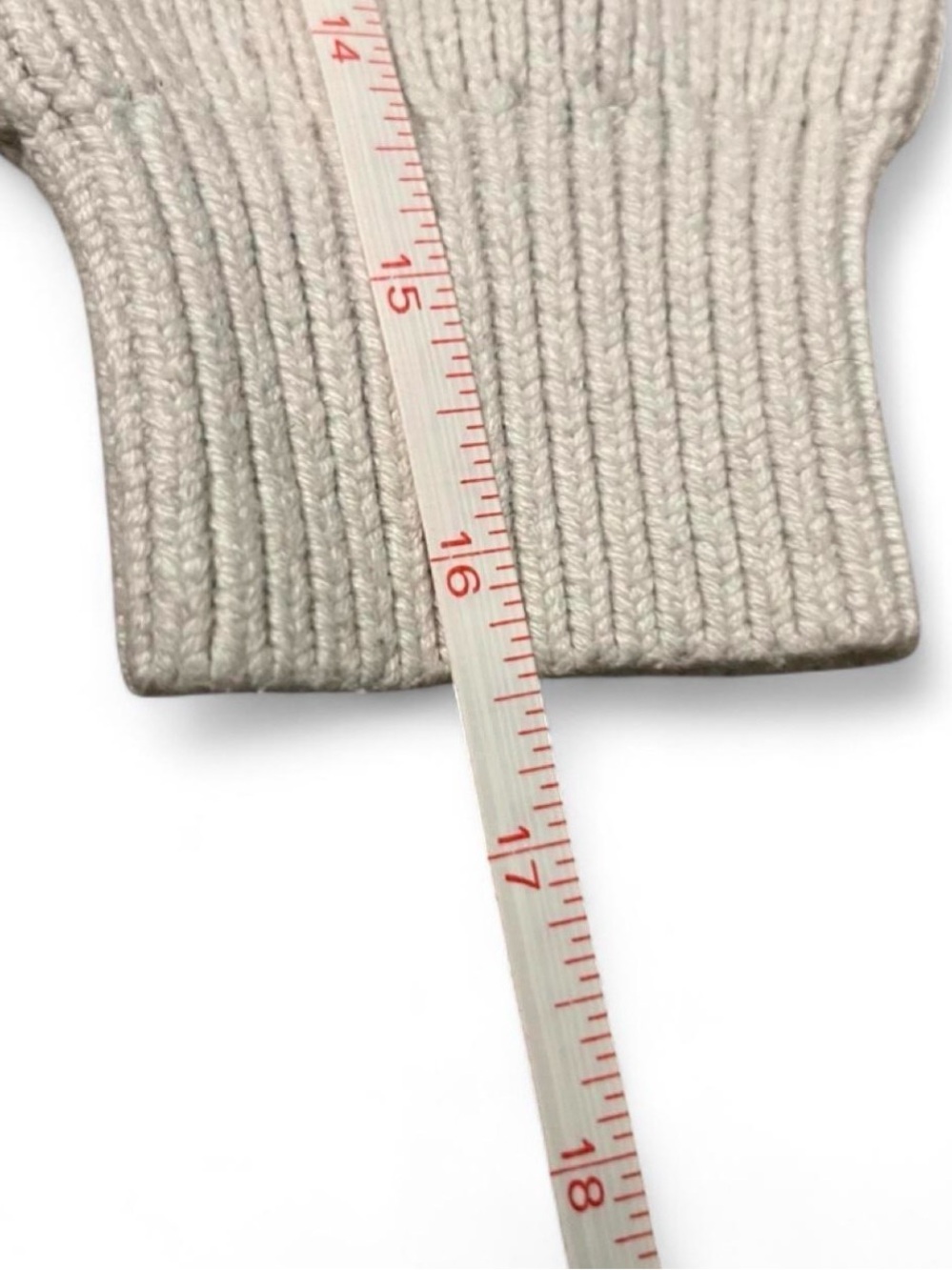 Abercrombie & Fitch Cream Sweater Crewneck with Brown Stripes Women’s XS - Picture 4 of 7